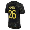 Officiële Voetbalshirt Paris Saint-Germain MUKIELE 26 Vierde Jordan 2022-23 - Heren